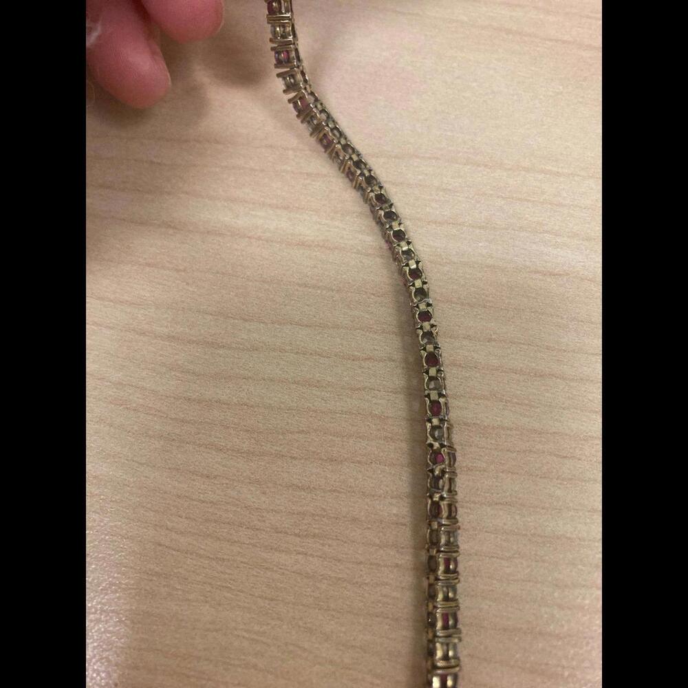 Ruby Tennis Bracelet - image 4